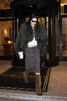 PFW - Amelia Gray Leaves Her Hotel
