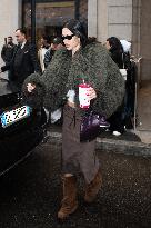 PFW - Amelia Gray Leaves Her Hotel