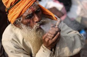 Eve Of Maha Shivaratri Festival At The Pashupatinath Temple.