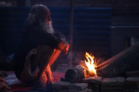Eve Of Maha Shivaratri Festival At The Pashupatinath Temple.