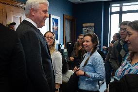 Fired federal workers visit Senate Offices