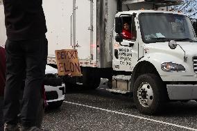 DOGE Protest At Health And Human Services Offices In Washington