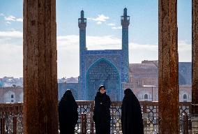 Iran-The Shah Historical Mosque In Isfahan