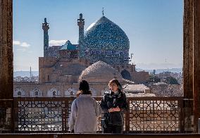 Iran-The Shah Historical Mosque In Isfahan