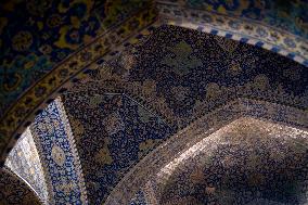 Iran-The Shah Historical Mosque In Isfahan
