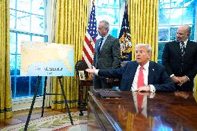 Donald Trump signs an executive order - Washington