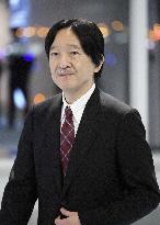 Japan crown prince off to Thailand