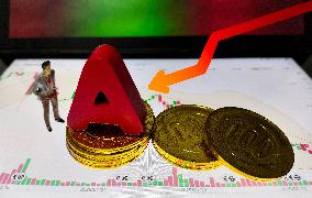 Illustration Bitcoin Decline