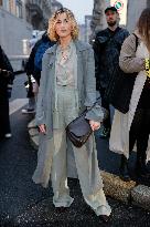 MFW - Celebs At Alberta Ferretti