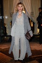 MFW - Celebs At Alberta Ferretti