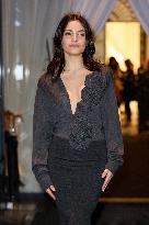 MFW - Celebs At Alberta Ferretti