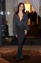 MFW - Celebs At Alberta Ferretti