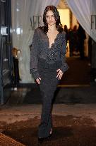 MFW - Celebs At Alberta Ferretti