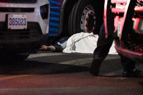 Man Riding A Bike Killed After Being Struck By A New York City MTA Bus At East 149th Street And Brook Avenue In Bronx New York