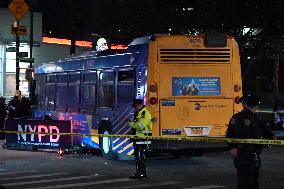 Man Riding A Bike Killed After Being Struck By A New York City MTA Bus At East 149th Street And Brook Avenue In Bronx New York