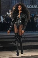 MFW - Naomi Campbell Models For Dsquared2