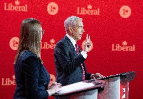 Freeland Addresses Liberal Leadership Debate in Montreal