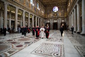 File - Pope Francis At Santa Maria Maggiore Basilica - Rome