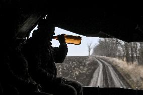 Live fire exercise of tank battalion of Ukraines 128th Mountain Assault Brigade