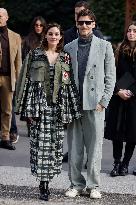 MFW - Olivia Palermo And Johannes Huebl At Antonio Marras
