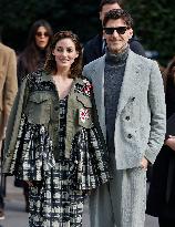 MFW - Olivia Palermo And Johannes Huebl At Antonio Marras