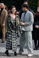 MFW - Olivia Palermo And Johannes Huebl At Antonio Marras