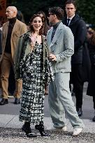 MFW - Olivia Palermo And Johannes Huebl At Antonio Marras