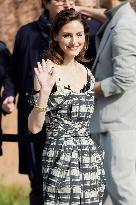 MFW - Olivia Palermo And Johannes Huebl At Antonio Marras