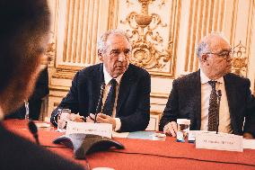 Interministerial Immigration Control Committee at Matignon - Paris