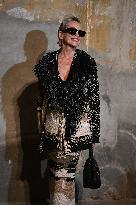 PFW - Sharon Stone At Antonio Marras Front Row