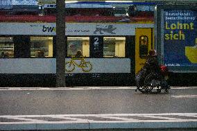 Regional Trains At Karlsruhe Central Station