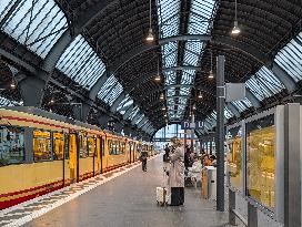 Regional Trains At Karlsruhe Central Station