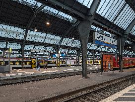 Regional Trains At Karlsruhe Central Station