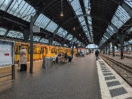 Regional Trains At Karlsruhe Central Station