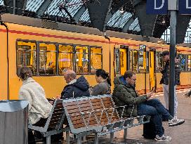 Regional Trains At Karlsruhe Central Station