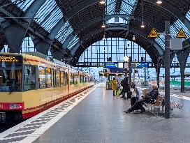 Regional Trains At Karlsruhe Central Station