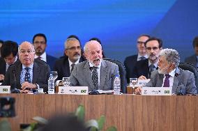 Brazilian President Luiz Inacio Lula Da Silva Opens The BRICS Sherpas Meeting