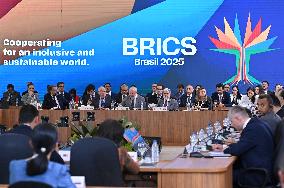 Brazilian President Luiz Inacio Lula Da Silva Opens The BRICS Sherpas Meeting