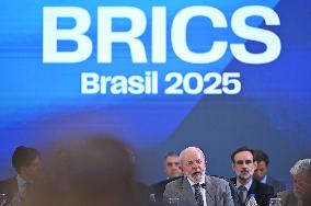 Brazilian President Luiz Inacio Lula Da Silva Opens The BRICS Sherpas Meeting