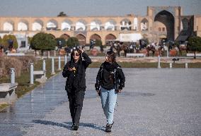 Iran-Daily Life In Naqsh-e Jahan Square In Isfahan