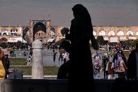 Iran-Daily Life In Naqsh-e Jahan Square In Isfahan