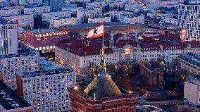 Drone View Of Berlin, Germany