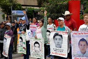 Demontration For 125th Global Action For Ayotzinapa