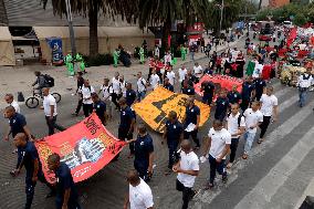 Demontration For 125th Global Action For Ayotzinapa