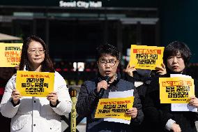 Activists Demand Rights For Migrant Domestic Care Workers In Seoul