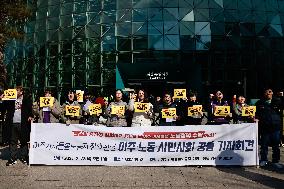 Activists Demand Rights For Migrant Domestic Care Workers In Seoul