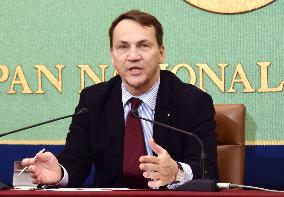 Polish foreign minister in Japan