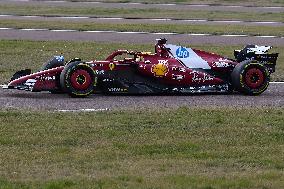 Charles Leclerc And Lewis Hamilton Test For Ferrari