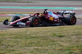 Charles Leclerc And Lewis Hamilton Test For Ferrari