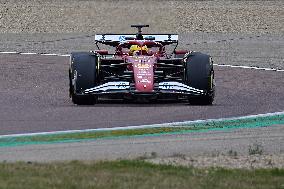 Charles Leclerc And Lewis Hamilton Test For Ferrari